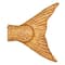 Hello Honey® 11.75" Distressed Gold Salmon Tail Metal Wall Décor